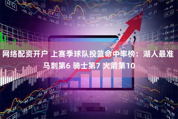 网络配资开户 上赛季球队投篮命中率榜：湖人最准 马刺第6 骑士第7 火箭第10